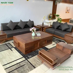 Alternative view of Bộ Sofa Gỗ Nhập Khẩu SF-001