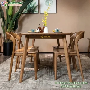 Bàn ăn gia đình gỗ Tần Bì BA-002