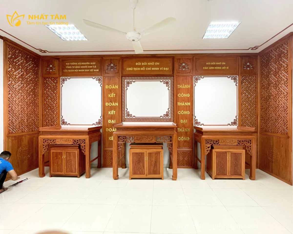 Những nguyên tắc quan trọng cần lưu ý khi chọn mua bàn thờ cho phòng thờ