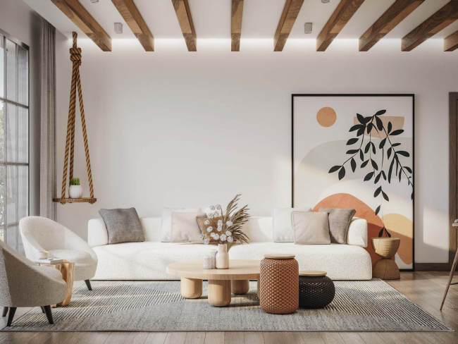 Phong cách Wabi Sabi hiện đại (Giản dị – tự nhiên – thiền định)