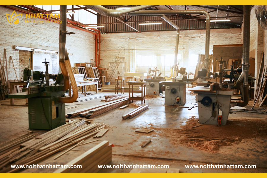 Giới thiệu xưởng sản xuất nội thất Nhất Tâm