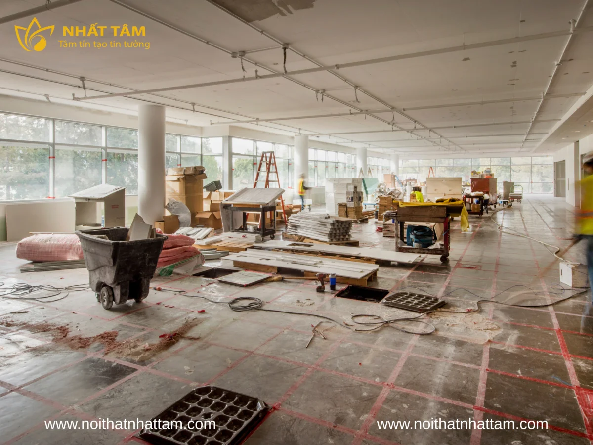 Hạng mục thi công phần thô nội thất