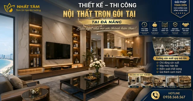 Thiết kế thi công nội thất trọn gói tại Đà Nẵng